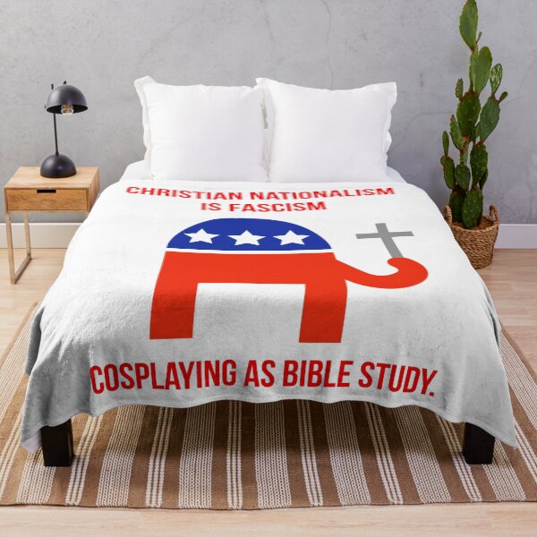 Item preview, Fascism cosplaying as bible study  designed and sold by Rachel the Artist .