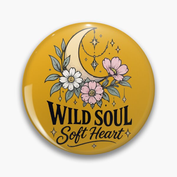 Artikelvorschau, Wild Soul Floral Moon Bohemian Aesthetic entworfen und verkauft von PIXTRX.
