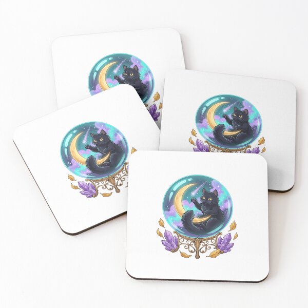 Item preview, Playful Mystic Cat Crystal Ball Shirt designed and sold by HappyCuteCat.