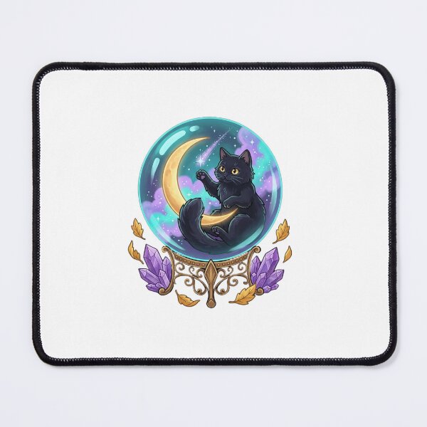Item preview, Playful Mystic Cat Crystal Ball Shirt designed and sold by HappyCuteCat.