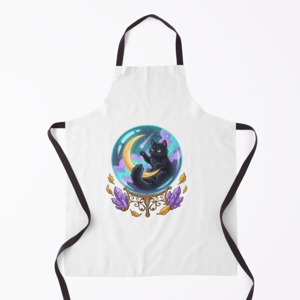 Item preview, Playful Mystic Cat Crystal Ball Shirt designed and sold by HappyCuteCat.