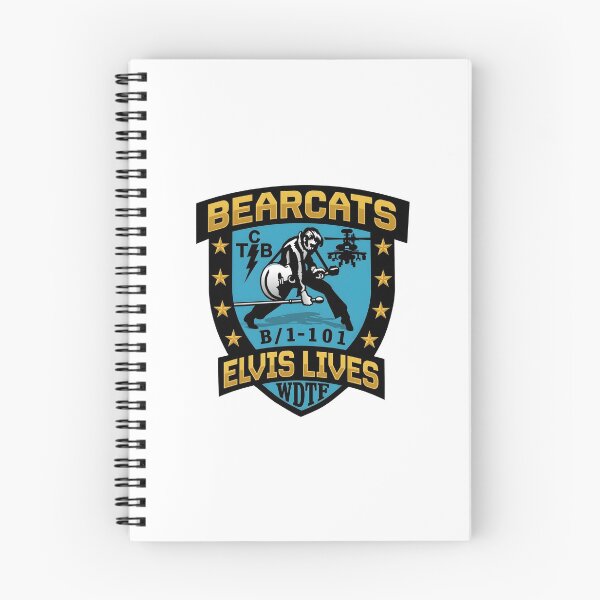 Item preview, B Company 1-101 Aviation Regiment "Bearcats" Elvis Lives Insignia designed and sold by CharlieDesings.