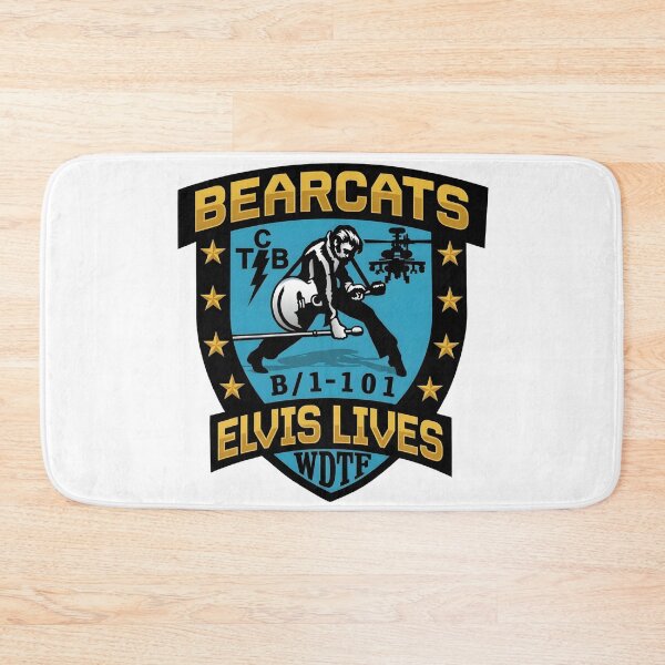Item preview, B Company 1-101 Aviation Regiment "Bearcats" Elvis Lives Insignia designed and sold by CharlieDesings.