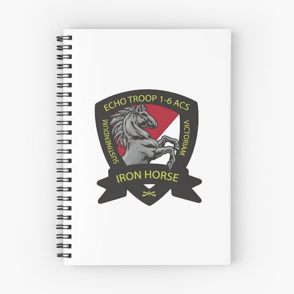 Item preview, Echo Troop 1-6 ACS "Iron Horse" Cavalry Emblem designed and sold by CharlieDesings.