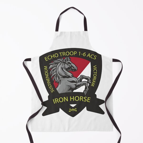 Item preview, Echo Troop 1-6 ACS "Iron Horse" Cavalry Emblem designed and sold by CharlieDesings.