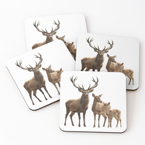 Item preview, Deer family portrait designed and sold by Anne Londez Studio.