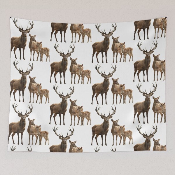Item preview, Deer family portrait designed and sold by Anne Londez Studio.