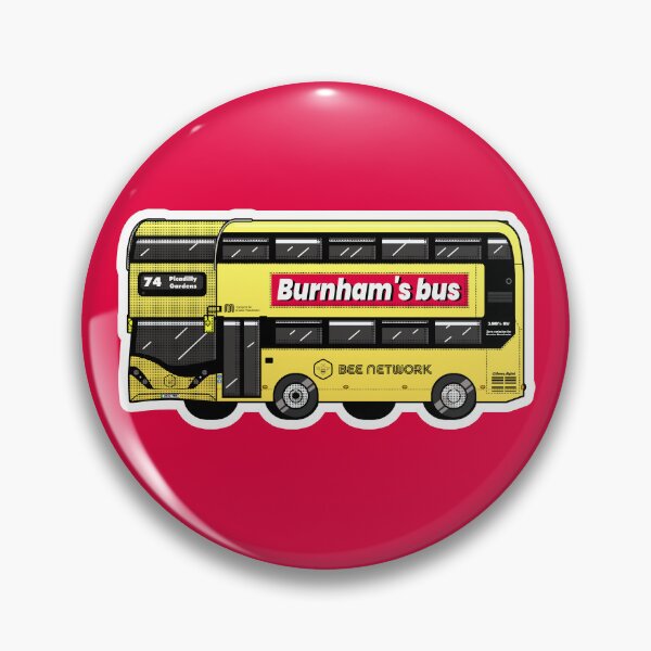 Artikelvorschau, Burnhams Manchester Bee Network Bus entworfen und verkauft von jimmy-digital.