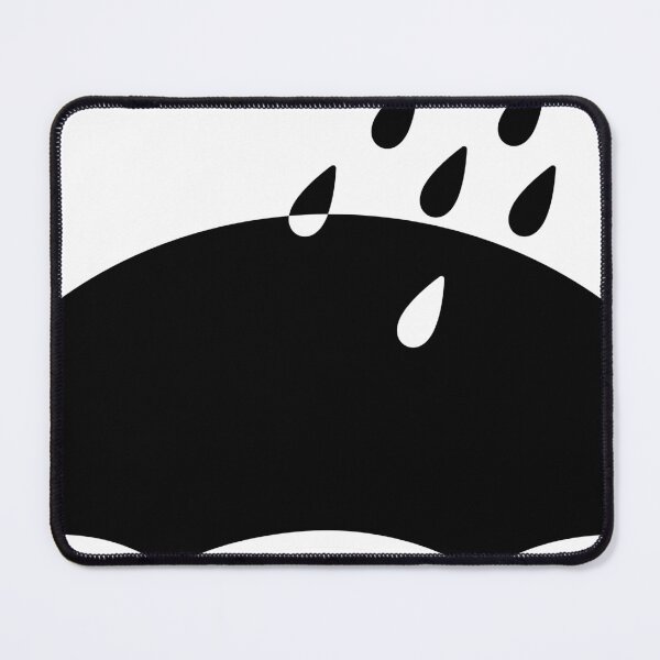 Item preview, Minimalist Black Umbrella and Raindrops Silhouette 2 designed and sold by ZorianArt.