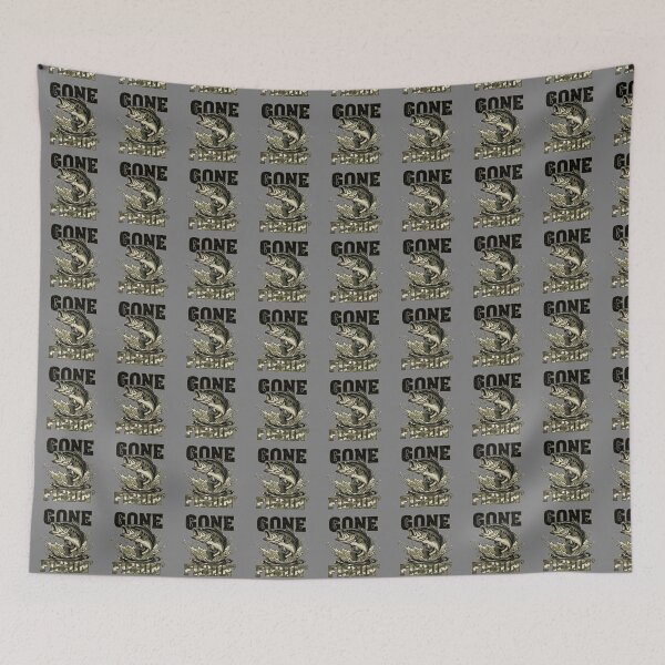 Item preview, Gone Fishin' Bass Fishing Angler Outdoorsman designed and sold by SofiBlair.