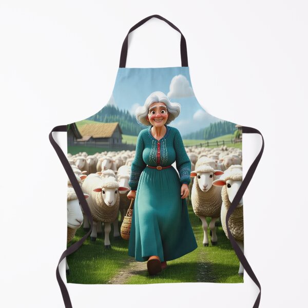 Item preview, Old Fart herding sheep designed and sold by Colin Bentham.