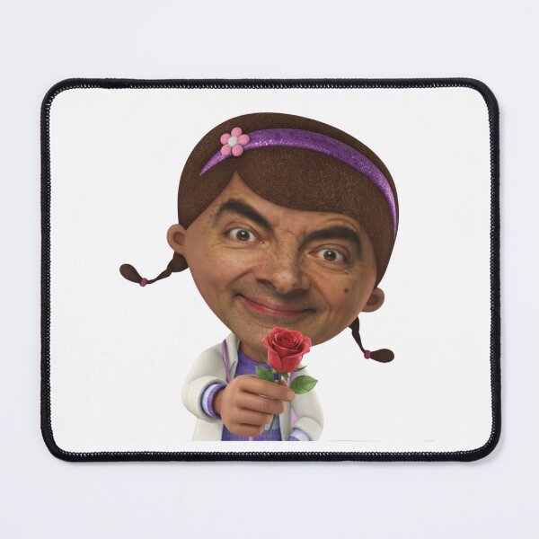 Item preview, Funny Mr Bean Doc McStuffins Rose Mashup designed and sold by Alaric4you.