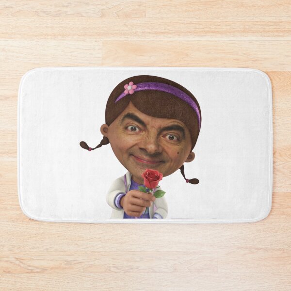 Item preview, Funny Mr Bean Doc McStuffins Rose Mashup designed and sold by Alaric4you.
