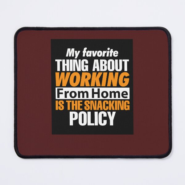 Item preview, My Favorite Thing About Working From Home 93 designed and sold by 1220Ceramic654.
