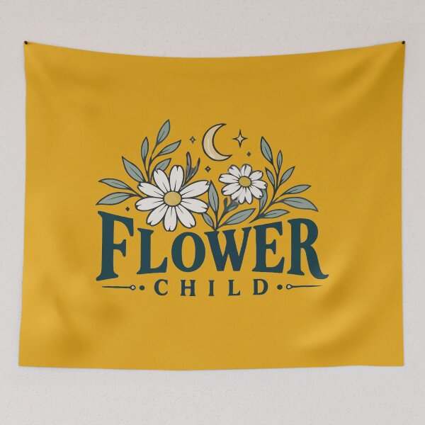 Item preview, Flower Child Daisy Floral Retro Design designed and sold by PIXTRX.