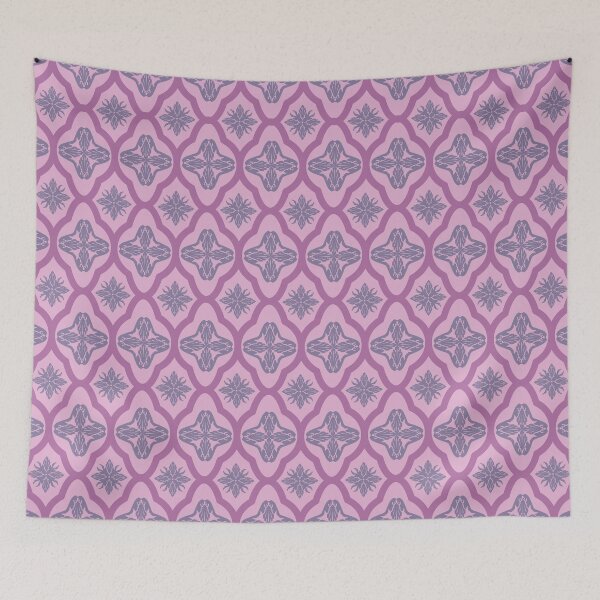Item preview, Purple Seamless Vintage Damask Pattern designed and sold by prapapon.