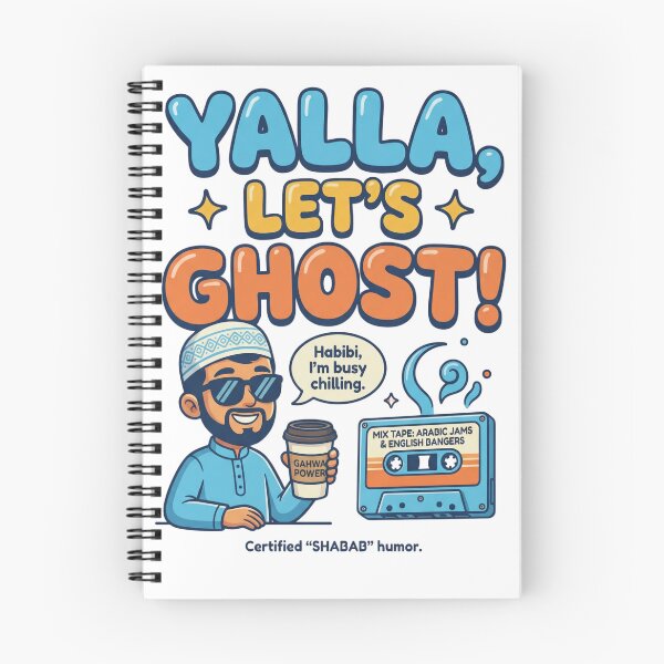 Item preview, Yalla, Let's Ghost designed and sold by Ya3niMerch.