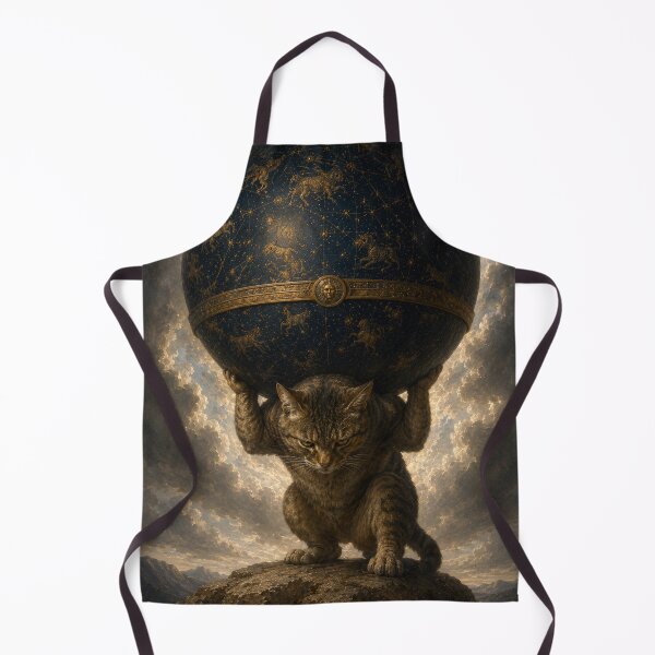 Item preview, Cat Bearing the Celestial Sphere designed and sold by Ocelot-T.