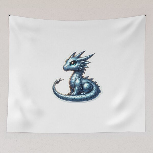 Item preview, Armored Blue Dragon designed and sold by Eiwaprints.