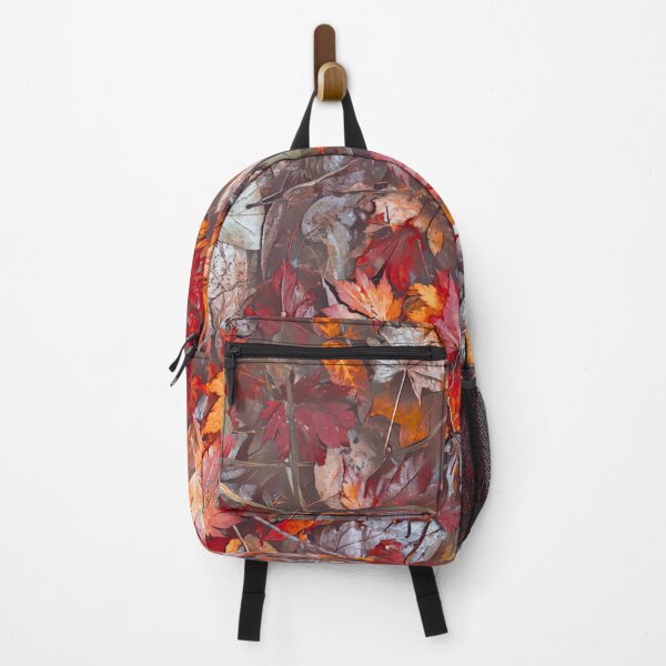 Item preview, Floating Autumn Leaves – Watercolor Fall Forest Pond Pattern | Orange designed and sold by Frohyou.