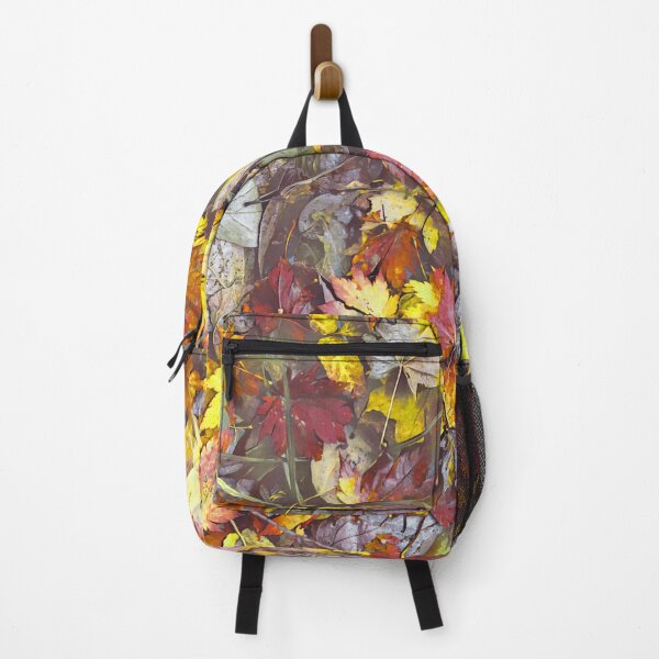 Item preview, Floating Autumn Leaves – Watercolor Fall Forest Pond Pattern | Yellow designed and sold by Frohyou.