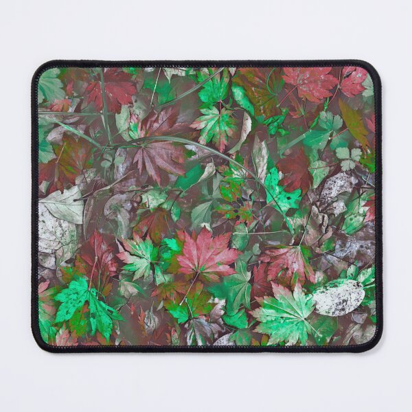 Item preview, Floating Autumn Leaves – Watercolor Fall Forest Pond Pattern | Green designed and sold by Frohyou.