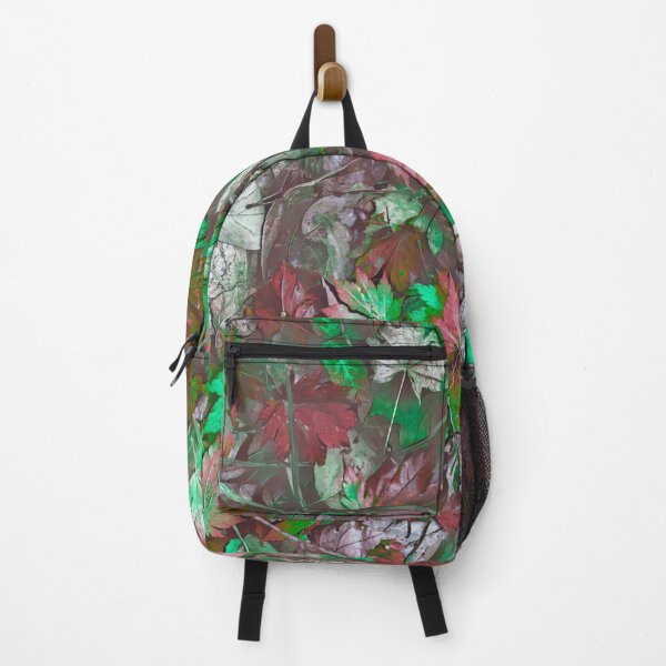 Item preview, Floating Autumn Leaves – Watercolor Fall Forest Pond Pattern | Green designed and sold by Frohyou.