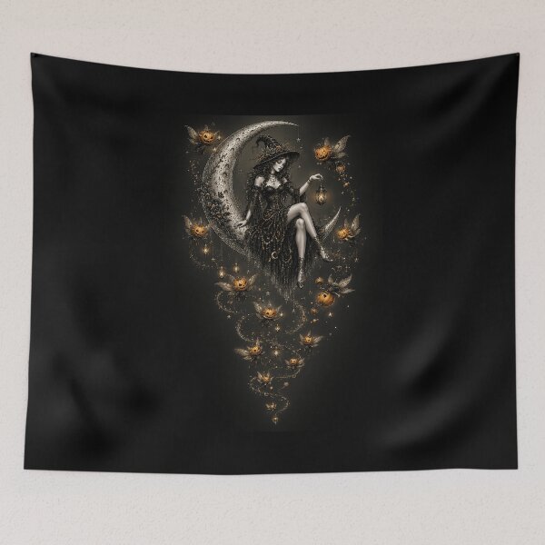 Item preview, ✨ MOONSTRUCK & MACABRE ✨  • Whimsy After Dark - PUMPKIN FAIRIES v3 designed and sold by WheelieGdArt.