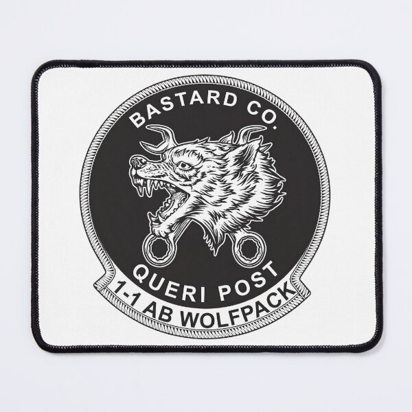 Item preview, Bastard Co. 1-1 AB Wolfpack Queri Post Maintenance Emblem designed and sold by CharlieDesings.