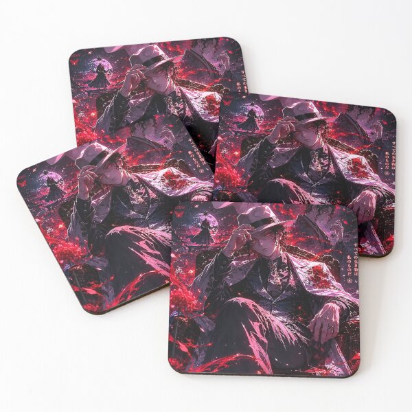 Item preview, Crimson Moon Gothic Demon – Dark Anime Inspired Japanese Fantasy Artwork designed and sold by Dyan4.