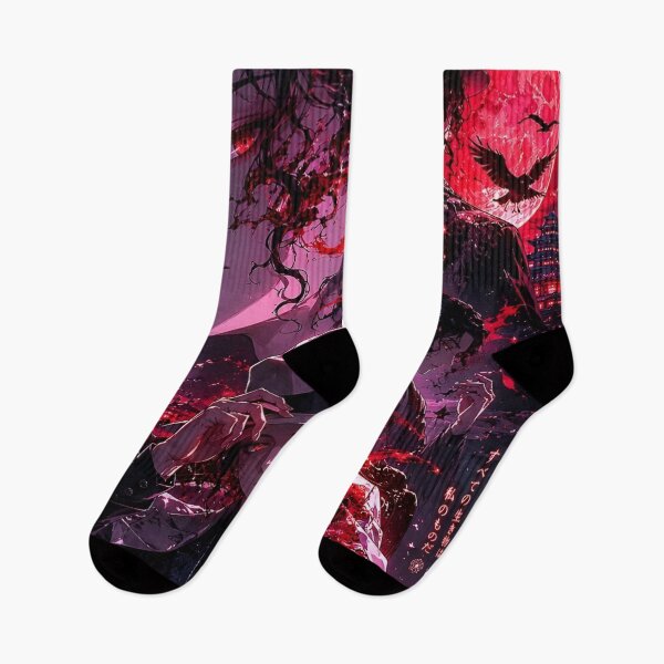Item preview, Crimson Moon Gothic Demon – Dark Anime Inspired Japanese Fantasy Artwork designed and sold by Dyan4.