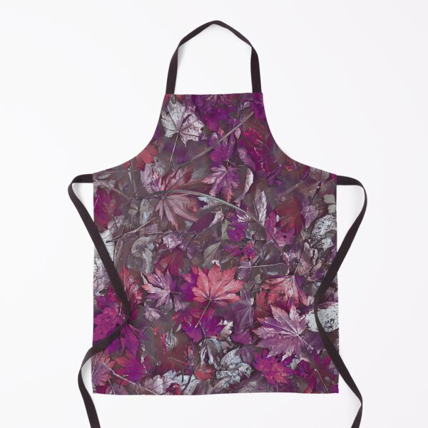 Item preview, Floating Autumn Leaves – Watercolor Fall Forest Pond Pattern | Purple designed and sold by Frohyou.