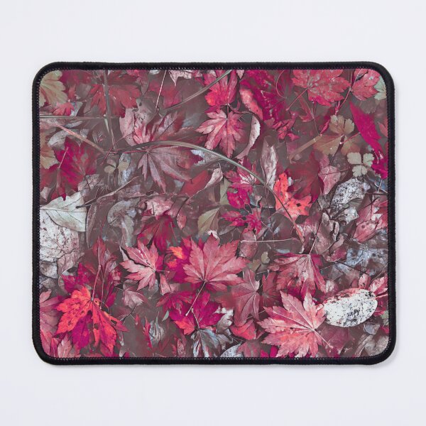 Item preview, Floating Autumn Leaves – Watercolor Fall Forest Pond Pattern | Pink designed and sold by Frohyou.