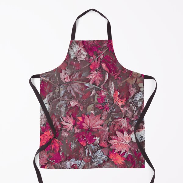 Item preview, Floating Autumn Leaves – Watercolor Fall Forest Pond Pattern | Pink designed and sold by Frohyou.