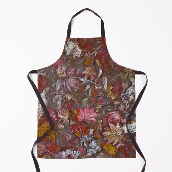 Item preview, Floating Autumn Leaves – Watercolor Fall Forest Pond Pattern | Brown designed and sold by Frohyou.
