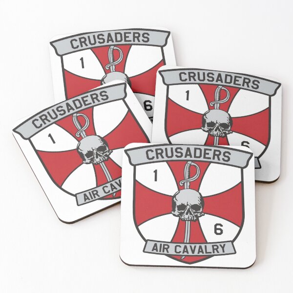 Item preview, 1-6 Cavalry "Crusaders" Air Cavalry Skull & Saber Emblem designed and sold by CharlieDesings.