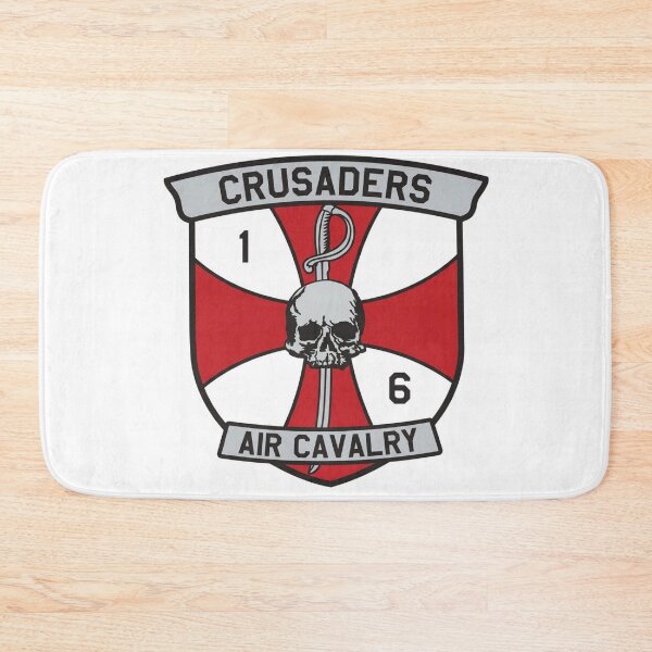 Item preview, 1-6 Cavalry "Crusaders" Air Cavalry Skull & Saber Emblem designed and sold by CharlieDesings.