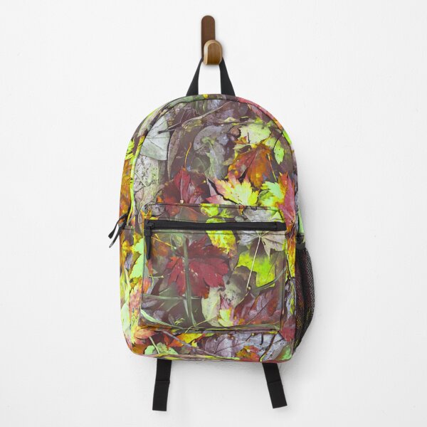Item preview, Floating Autumn Leaves – Watercolor Fall Forest Pond Pattern | Chartreuse designed and sold by Frohyou.