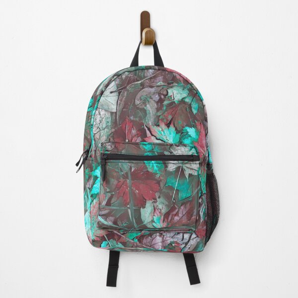 Item preview, Floating Autumn Leaves – Watercolor Fall Forest Pond Pattern | Teal designed and sold by Frohyou.