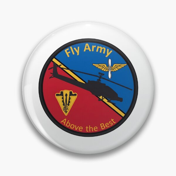 Item preview, Fly Army "Above the Best" AH-1 Cobra Military Emblem designed and sold by CharlieDesings.