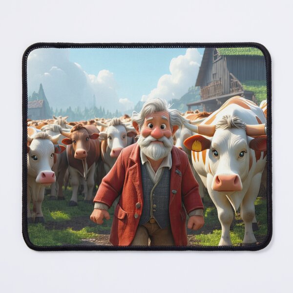 Item preview, Old Fart herding Cows designed and sold by Colin Bentham.