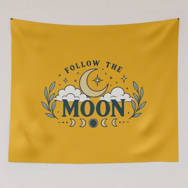 Item preview, Moon Child Crescent Moon & Stars Aesthetic designed and sold by PIXTRX.