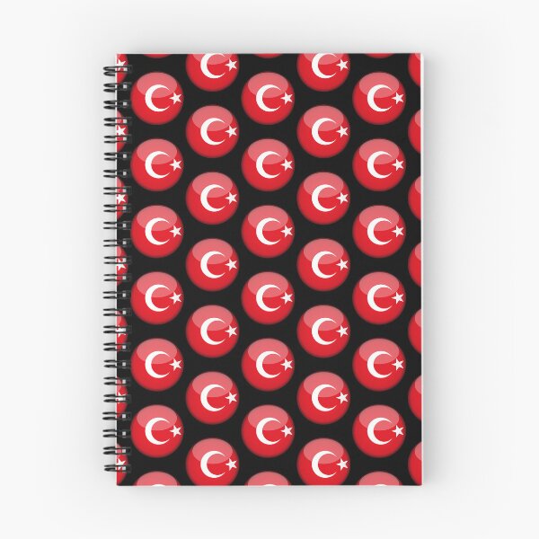 Item preview, Turkish 3D Round Flag Turkish Pride Design designed and sold by yazdogs.