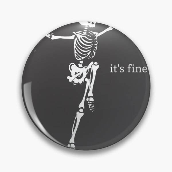 Item preview, Sassy Skeleton I'M Fine Humor | Best Gift designed and sold by Shippedit.