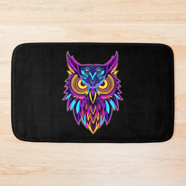 Item preview, Neon Psychedelic Owl – Retro 80s designed and sold by Benito Del Ray.