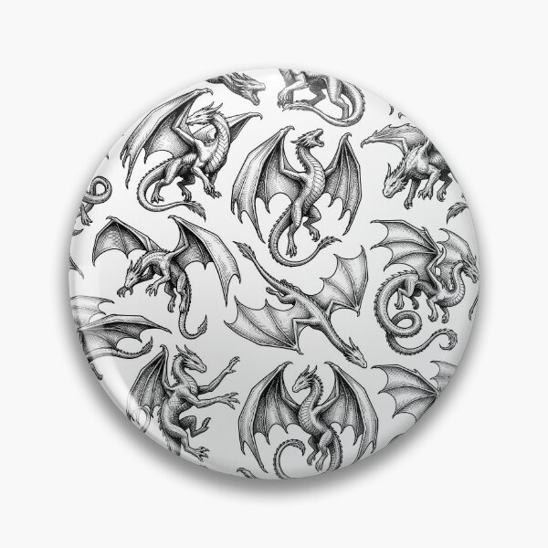 Item preview, Fantasy Dragons Pattern Tabletop RPG Gaming Dragon Lover designed and sold by GrandeDuc.