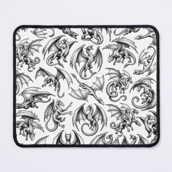 Item preview, Fantasy Dragons Pattern Tabletop RPG Gaming Dragon Lover designed and sold by GrandeDuc.