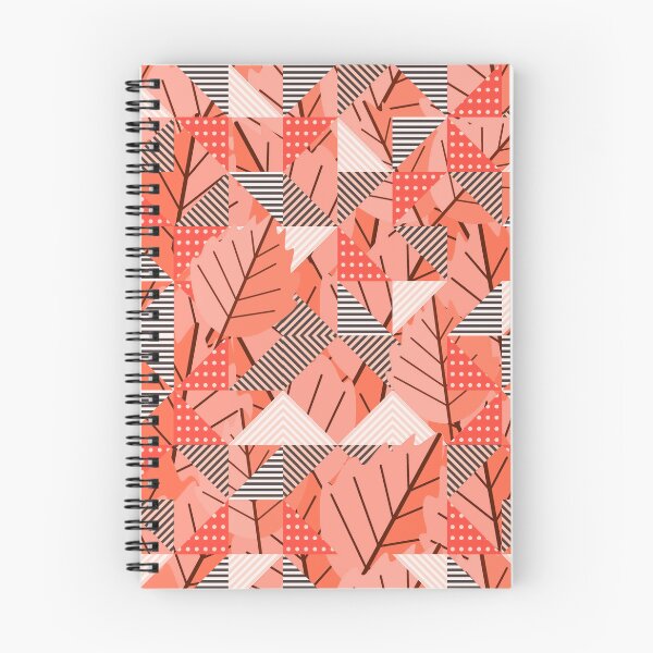 Item preview, Cubist Autumn Canopy – Abstract Geometric Leaves & Stripes Pattern | Orange designed and sold by Frohyou.