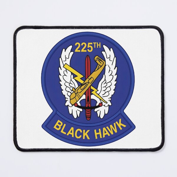 Item preview, 225th Aviation Regiment "Black Hawk" Military Crest Insignia designed and sold by CharlieDesings.