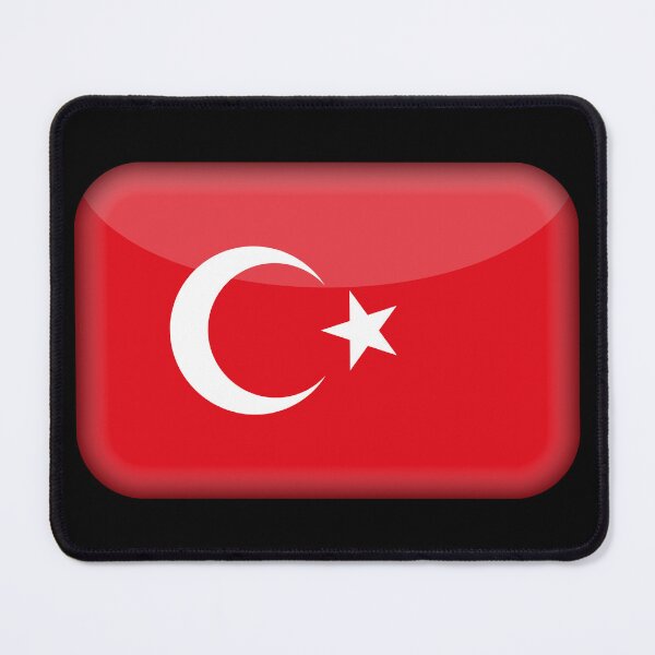 Item preview, Turkish 3D Flag Turkish Pride Design designed and sold by yazdogs.